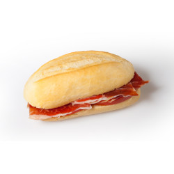 Bocadillo pulga: jamón...